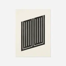 Untitled by Donald Judd, 1978-1979, aquatint on etching paper, sold Oct 2017