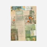 Robert Rauschenberg, Deposit (from the portfolio America: The Third Century), 1975, offset color lithograph with pochoiron paper