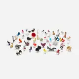 Vitra., collection of forty-nine miniatures, mixed media