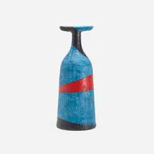 vase by Guido Gambone, c. 1955, glazed stoneware, sold Oct 2017
