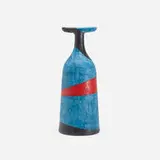 vase by Guido Gambone, c. 1955, glazed stoneware, sold Oct 2017