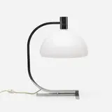 AM/AS table lamp by Franco Albini, Franca Helg, and Antonio Piva, 1969, chrome-plated steel, frosted glass, sold Oct 2017