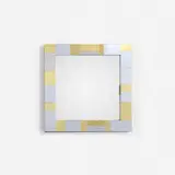 Cityscape mirror from the PE 200 series by Paul Evans, c. 1975, chrome-plated steel, brass, mirrored glass, sold Oct 2017