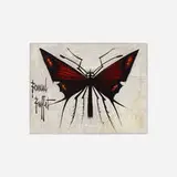 Bernard Buffet, Butterfly, c. 1965, oil on linen