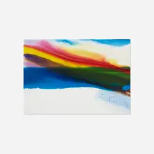 Paul Jenkins, Pheonmena Edge Spectra, 1978, acrylic on canvas