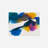 Phenomena Other Side by Paul Jenkins, 1988, watercolor on paper, sold Oct 2017