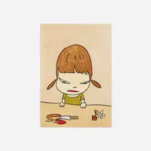 Yoshitomo Nara, Broken Treasure, 2012, Ukiyo-e woodcut on Japan paper