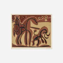 Pablo Picasso, Picador et Taureau, 1959, linocut on Arches paper