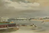 Untitled by Roland Vivian Pitchforth, watercolour 41 x 54cm Provenance: The Estate of Robin and Patricia Pickard. ., sold Nov 2020