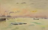 Roland Vivian Pitchforth, Untitled, watercolour 34 x 53cm