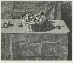 Malte Sartorius, Untitled, 1933-2017) 'Fruit Korb' etching