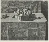 Malte Sartorius, Untitled, 1933-2017) 'Fruit Korb' etching
