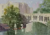 Robert Newcombe, Untitled, watercolour 24 x 34cm .