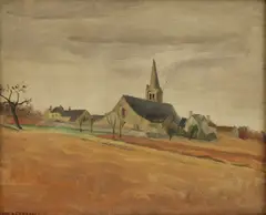 Maurice Asselin, Untitled, watercolour 17.5 x 28cm