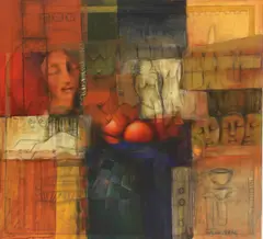 Dalene Meiring, Untitled, oil on canvas 100 x 110cm