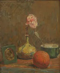 Louis G Vallée, Untitled, oil on board 32.5 x 27cm