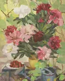 Valentin Livri, Untitled, oil on board 26 x 21cm