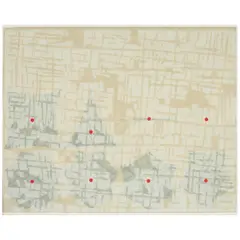 Thomas Nozkowski, Untitled, 1992, woodcut on paper