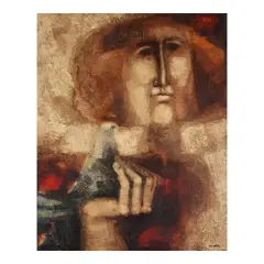Contemporary Violinista by Alvar Suñol Munoz-Ramos, oil on canvas, offered Mar 2026