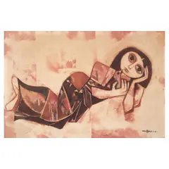 Seah Kim Joo, Joy of Living, batik on cloth