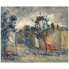 Maurice Louvrier, Rafale, Rue St Hilaire, Rouen, circa 1926, oil on panel