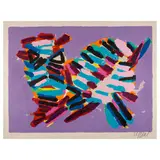 Karel Appel, Two plates, from Cats (2 works), 1978, Two lithographs in colors on japon nacré paper, each signed in pencil