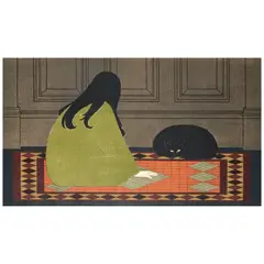 Will Barnet, Dialogue in Green (Szoke 142), 1970, Lithograph in colors on Arches paper