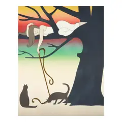 Will Barnet, Play (Szoke 158), 1975, Screenprint with lithograph in colors on BFK Rives paper