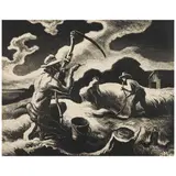Island Hay (Fath 68) by Thomas Hart Benton, 1945, Lithograph on wove paper, offered Jan 2026