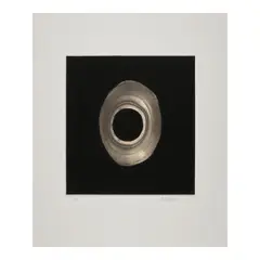 Lee Bontecou, Untitled, from Ten from Leo Castelli, 1967, Screenprint on muslin on board (as issued)