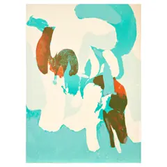 James Brooks, The Springs, 1971, Lithograph in colors on Arches paper