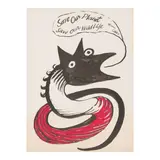 Alexander Calder, Save Our Planet, Save Our Wildlife (1971),, Offset lithographic poster in colors on wove paper, from an edition of unknown size, co-published by H.K.L. Ltd., New York and Boston, and Olivetti Corporation