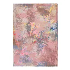 Sam Gilliam, Pink Horseshoes, c. 1973, Monoprint with screenprint in colors, hand painted with gouache, embossing and applied glitter on wove paper
