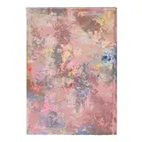 Sam Gilliam, Pink Horseshoes, c. 1973, Monoprint with screenprint in colors, hand painted with gouache, embossing and applied glitter on wove paper