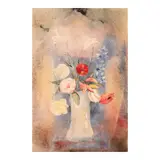 Joseph Goldyne, Vase, 1978, Monotype in colors on wove paper