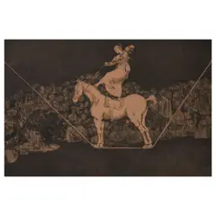 Francisco Goya, Una Reina del Circo (Harris 266), 1864, Etching and aquatint on laid paper, Harris's third state (of 3)