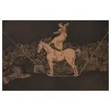Francisco Goya, Una Reina del Circo (Harris 266), 1864, Etching and aquatint on laid paper, Harris's third state (of 3)