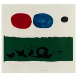 Adolph Gottlieb, Green Foreground, 1972, Screenprint in colors on wove paper