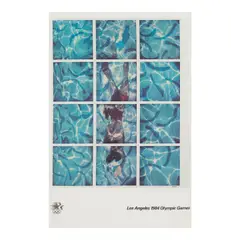 David Hockney, Los Angeles Olympic Games (Swimming Pool) (Baggot 131), 1984, Offset lithograph on wove paper