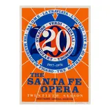 Robert Indiana, Santa Fe Opera, 1976, Screenprint in colors on wove paper with Magnani watermark