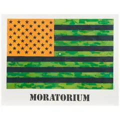 Moratorium by Jasper Johns, 1969, sold Jan 2026