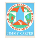 Robert Indiana, An Honest Man Has Been President: A Portrait of Jimmy Carter, from Presidential Portfolio (Sheehan 112)