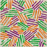 Jasper Johns, Untitled (Field 260), 1977, Screenprint in colors on Patapar printing parchment paper