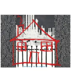 Robert Longo, Untitled (Monument to the Homeless), 1986, Screenprint in colors on wove paper