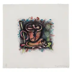 Elizabeth Murray, 1 Reason, 1997, Etching with aquatint in colors on wove paper