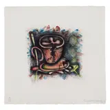 Elizabeth Murray, 1 Reason, 1997, Etching with aquatint in colors on wove paper