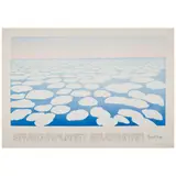 Georgia O'Keeffe, Save Our Planet, Save Our Air, 1971, Offset lithographic poster in colors on wove paper, from an edition of unknown size, co-published by H.K.L. Ltd., New York and Boston, and Olivetti Corporation
