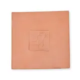 Square with Dancers B (Ramié 615) by Pablo Picasso, 1971, Red earthenware tile, sold Jan 2026