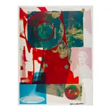 Robert Rauschenberg, Quarry Local One, 1968, Offset lithograph in colors on wove paper, stamp-signed