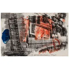 Robert Rauschenberg, Sub-Total, from Stoned Moon Series (Gemini 429), 1972, Lithograph in colors on wove paper